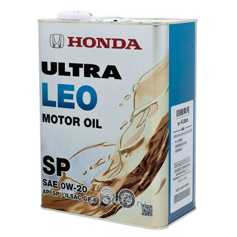 Масло моторное синтетическое HONDA ULTRA LEO 0W20 4л